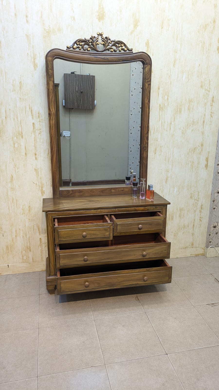 SHEESHAM WOOD KING SIZE BEDROOM SET