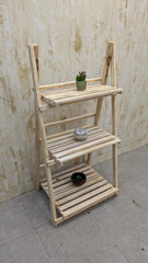 Brand New Pure Wooden Foldable Display Shelf