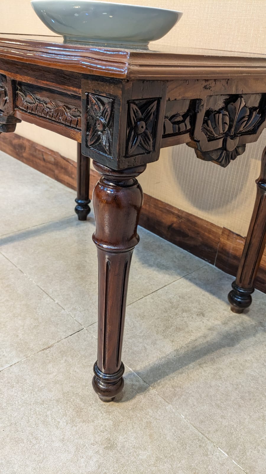 Solid Sheesham Wood Center & Side Tables Set