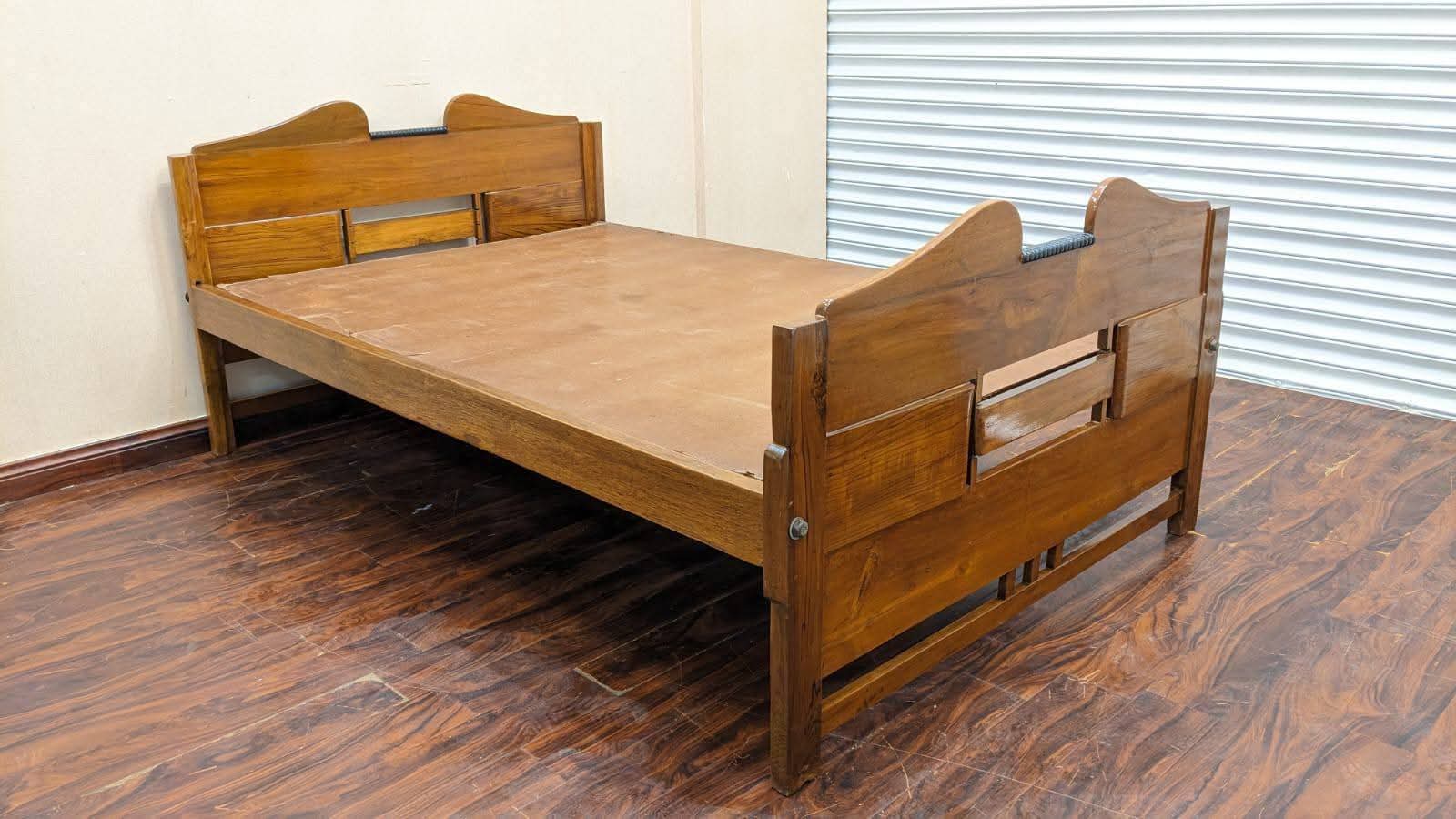 🔥Antique🔥 Solid Burma Teak Wood Twin Size Bed