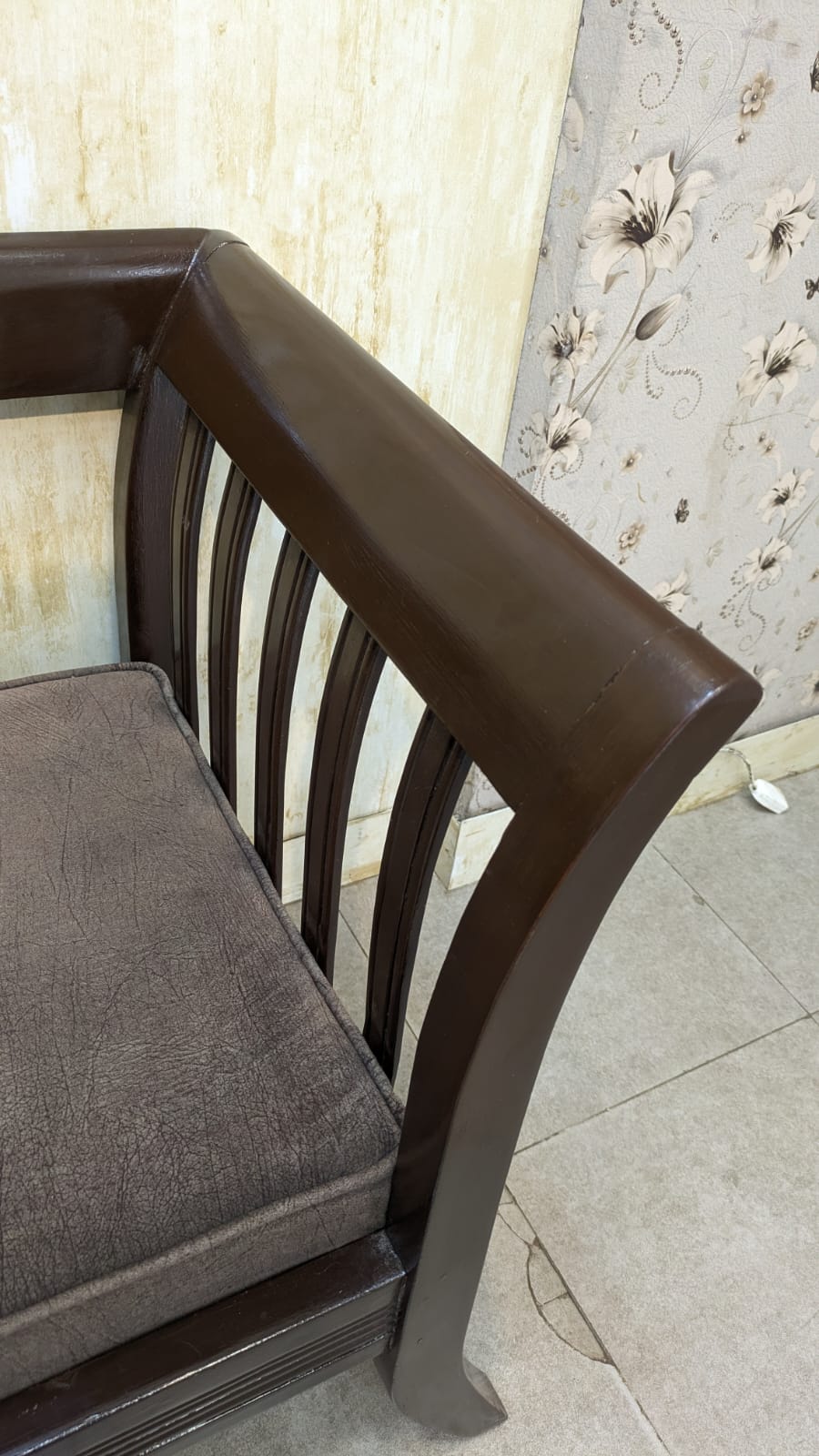 Solid Sheesham Wood Pair of Single Sofas