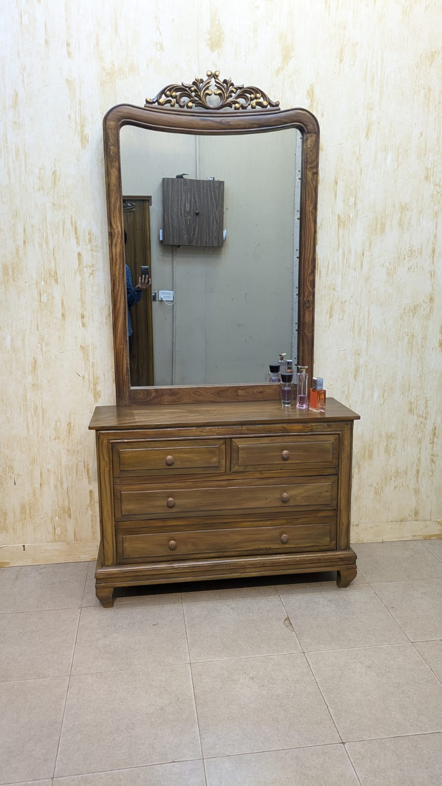 SHEESHAM WOOD KING SIZE BEDROOM SET