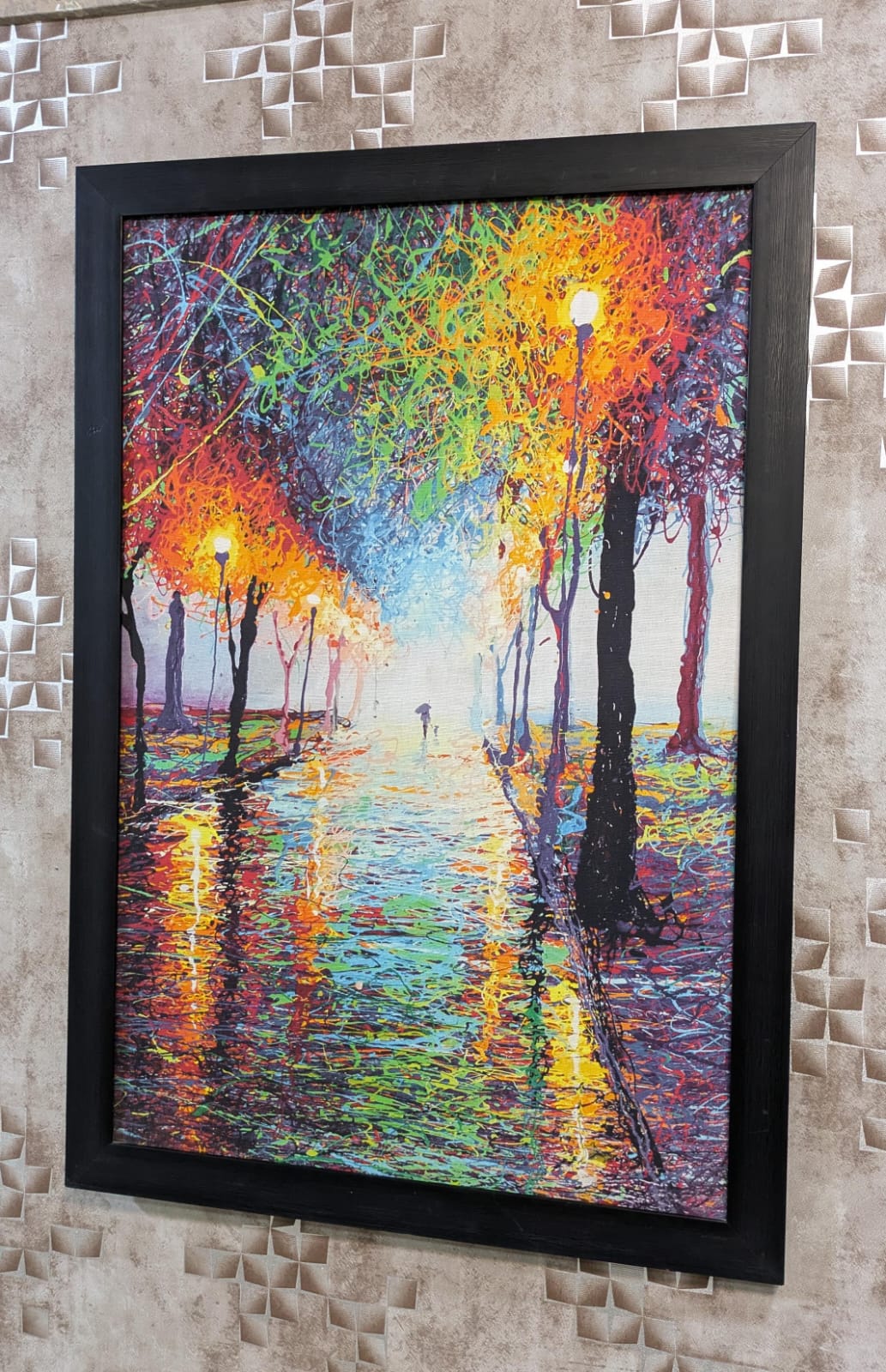 Wall Mounted Hand Painting