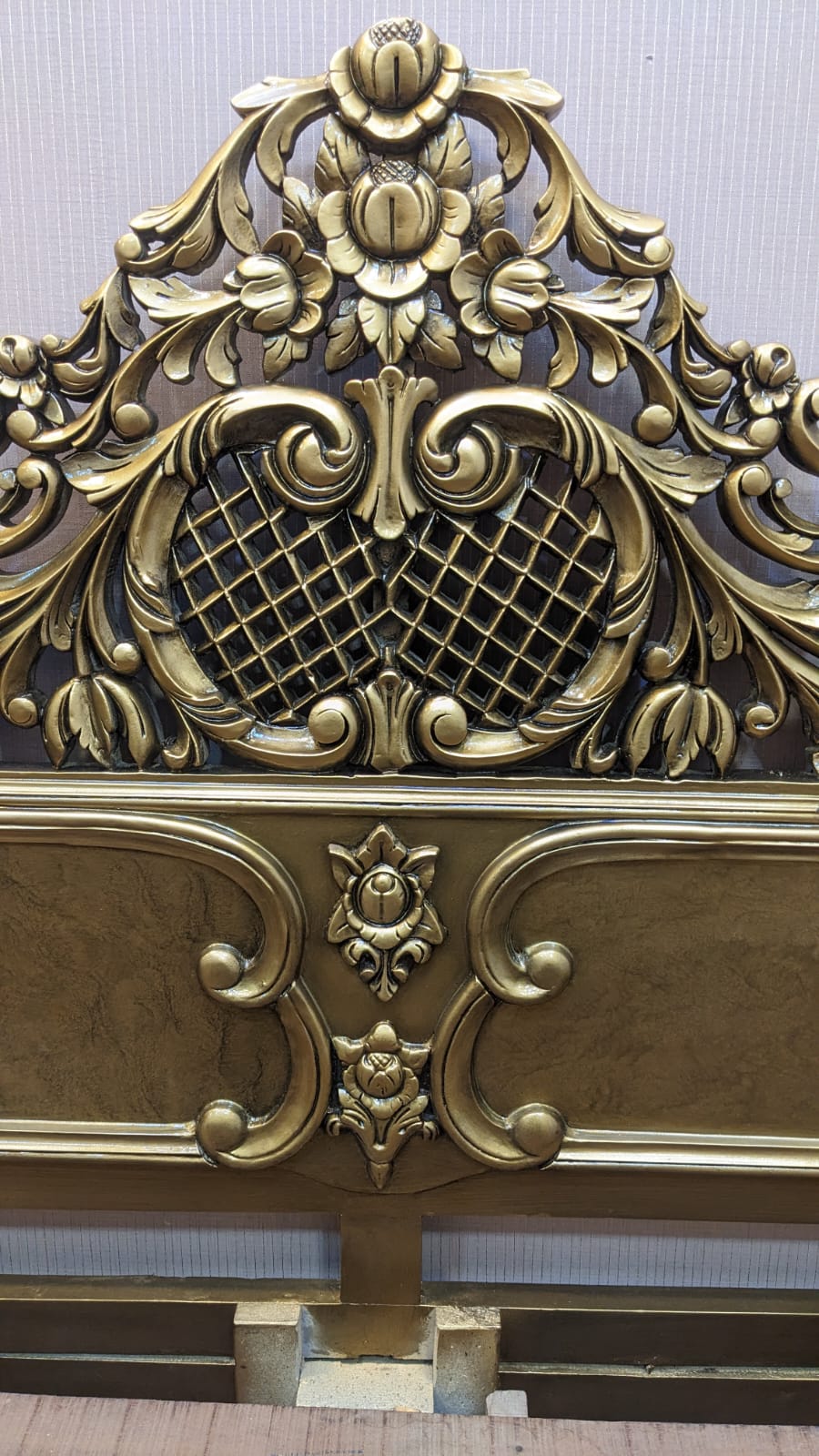 Solid Sheesham Wood Chinioti King Size Bed Set