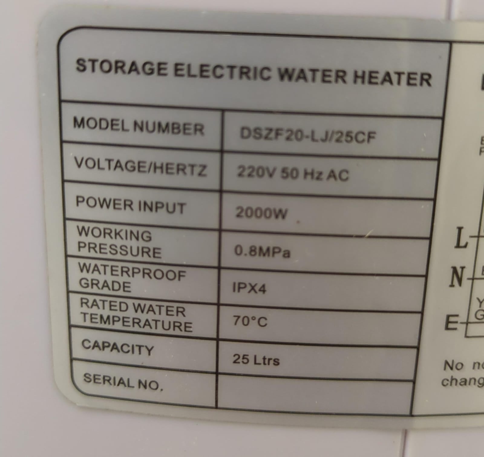 Canon Electric Geyser
