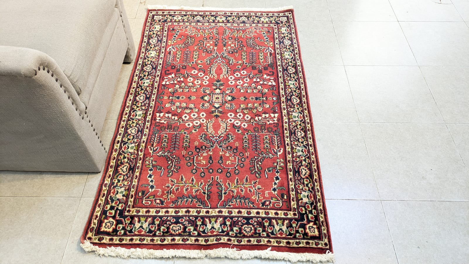 Vintage Persian Hand Knotted Carpet