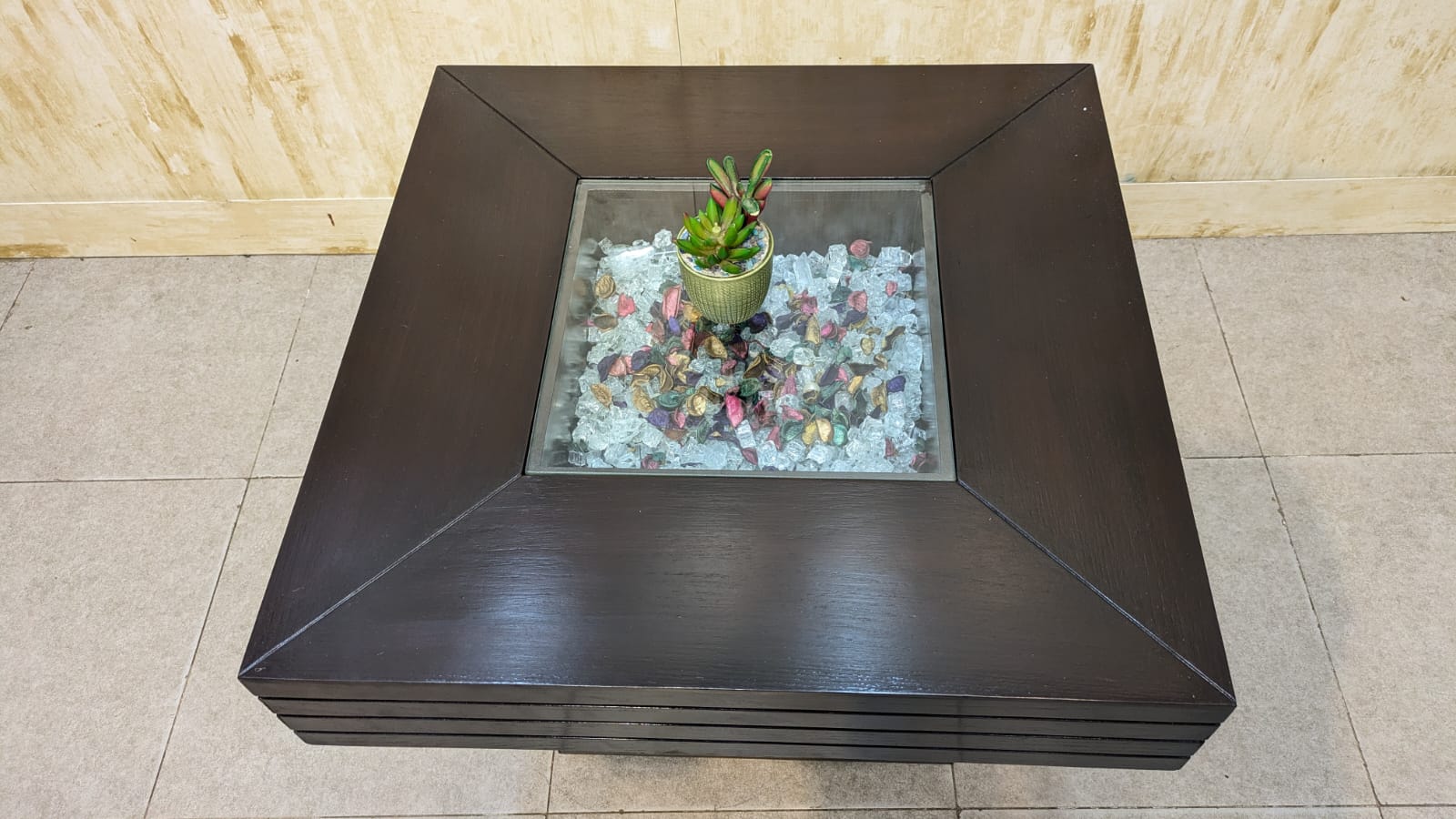 Center Table with 2 Side Tables Set