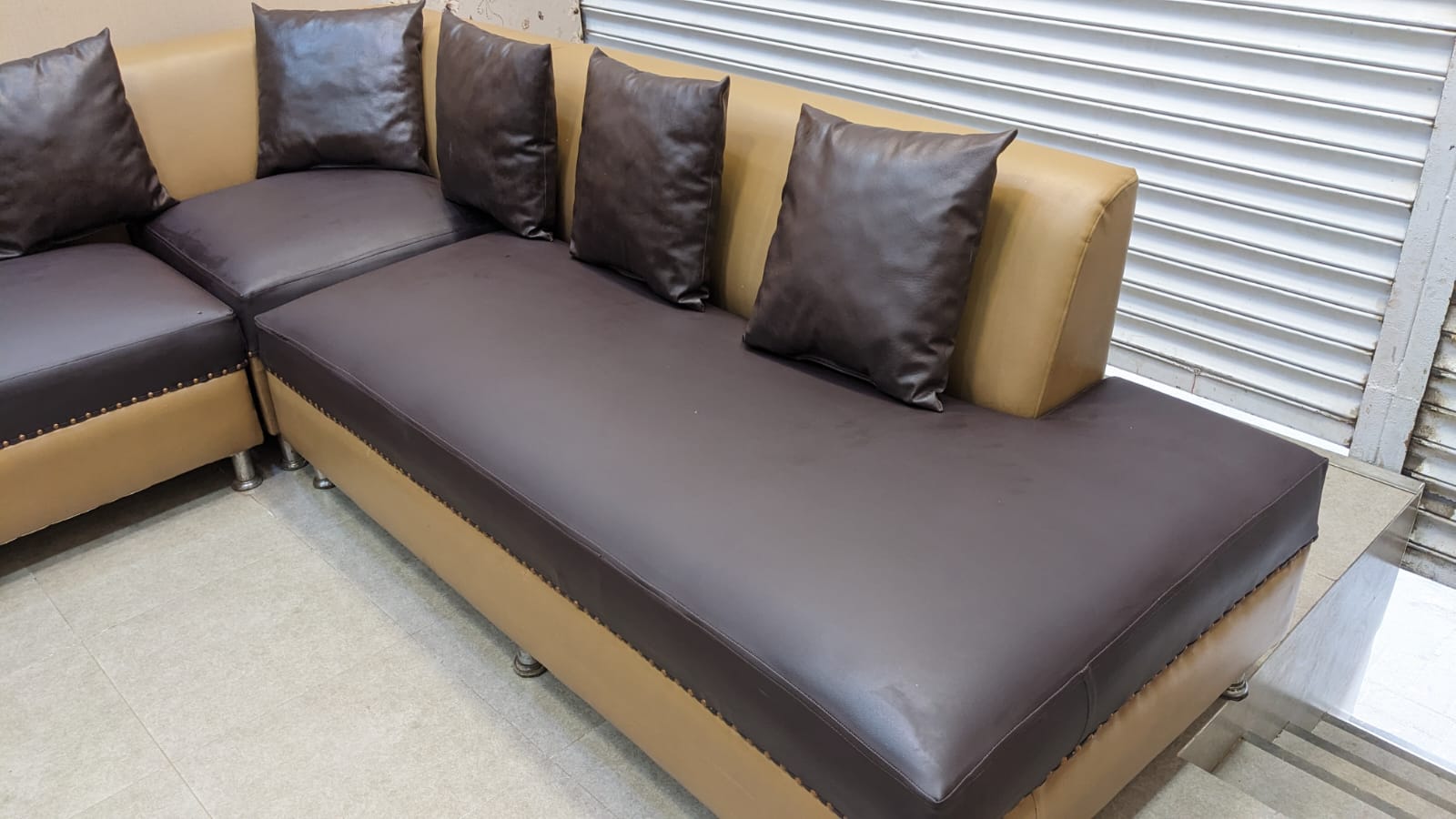 7 Seater L Shape Sofa Set