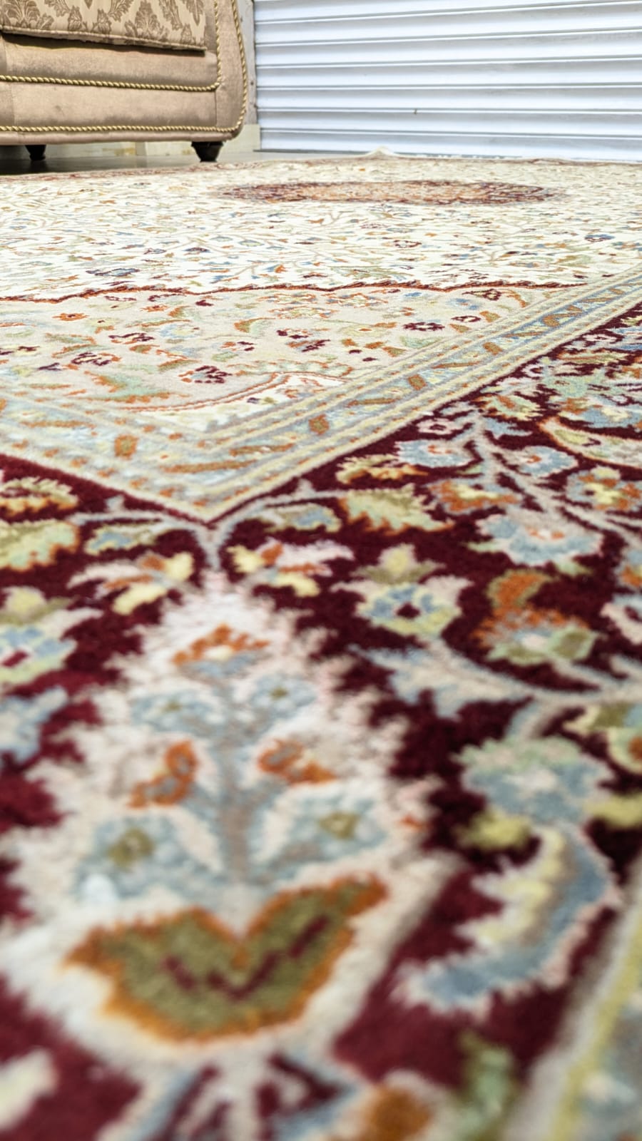 Vintage Persian Hand Knotted Carpet