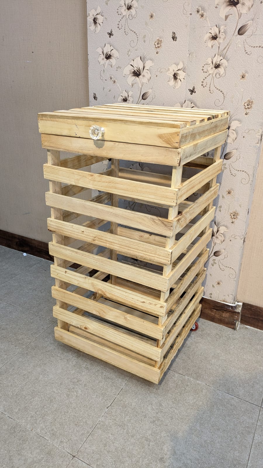 Brand New Pure Wooden Laundry Bin