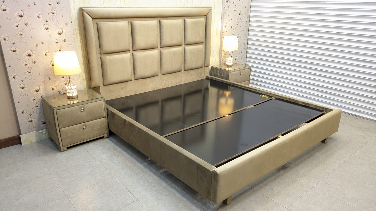 Modern Design King Size Bed Set