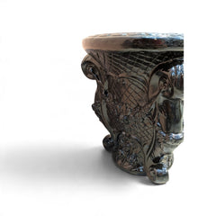 Ornate Pedestal Accent Table