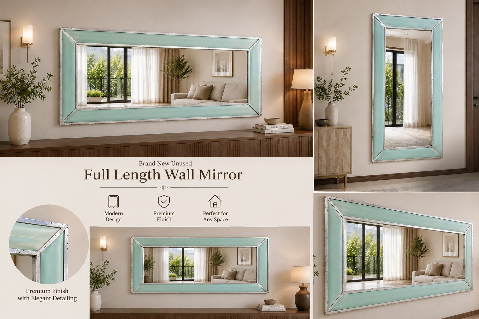 Full Length Wall Mounted Mirror