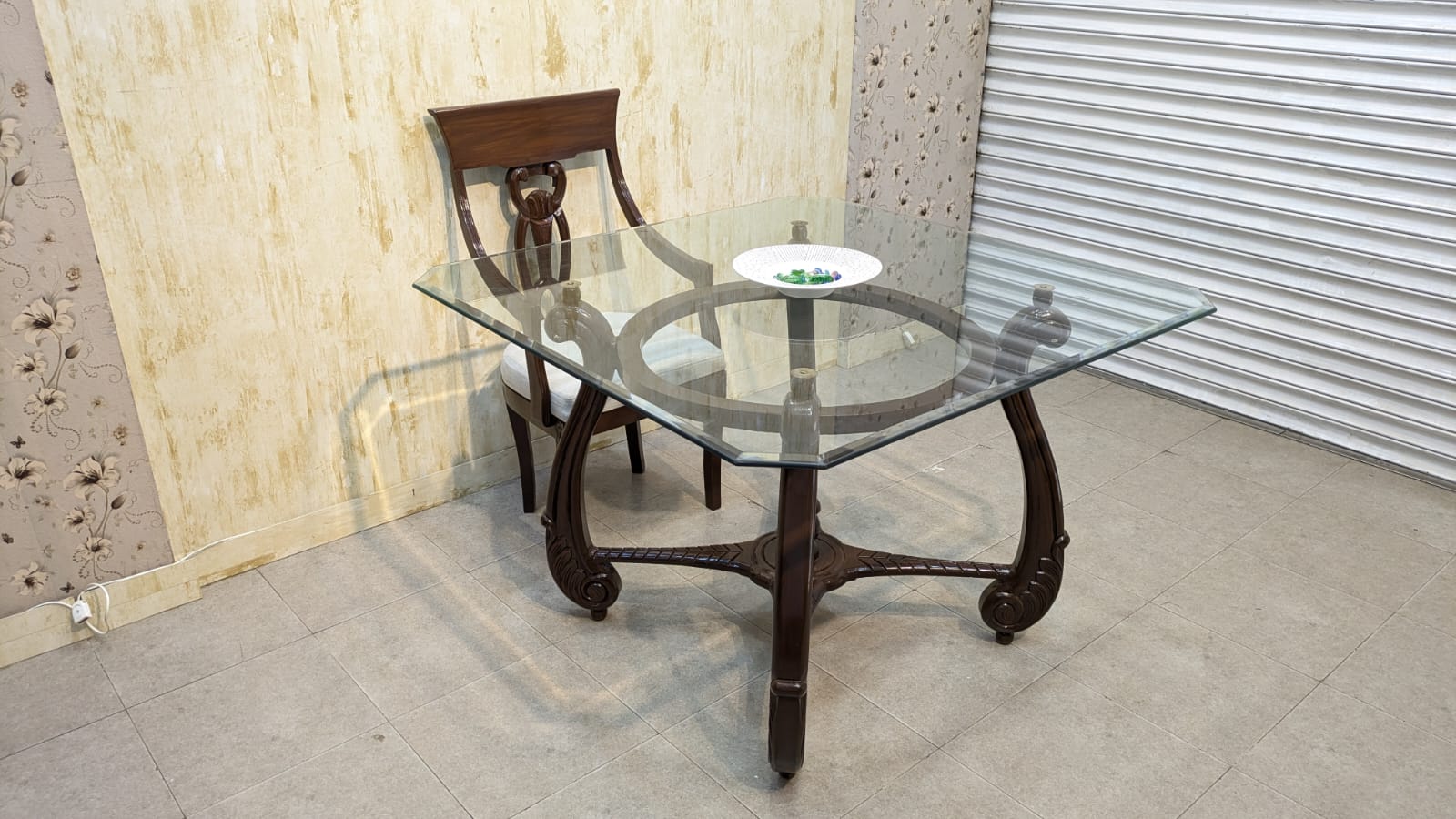 Premium Solid Sheesham Wood 4 Seater Dining Table