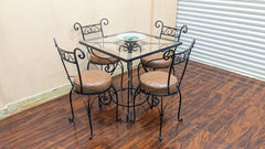 4 Seater Metal Dinning Table