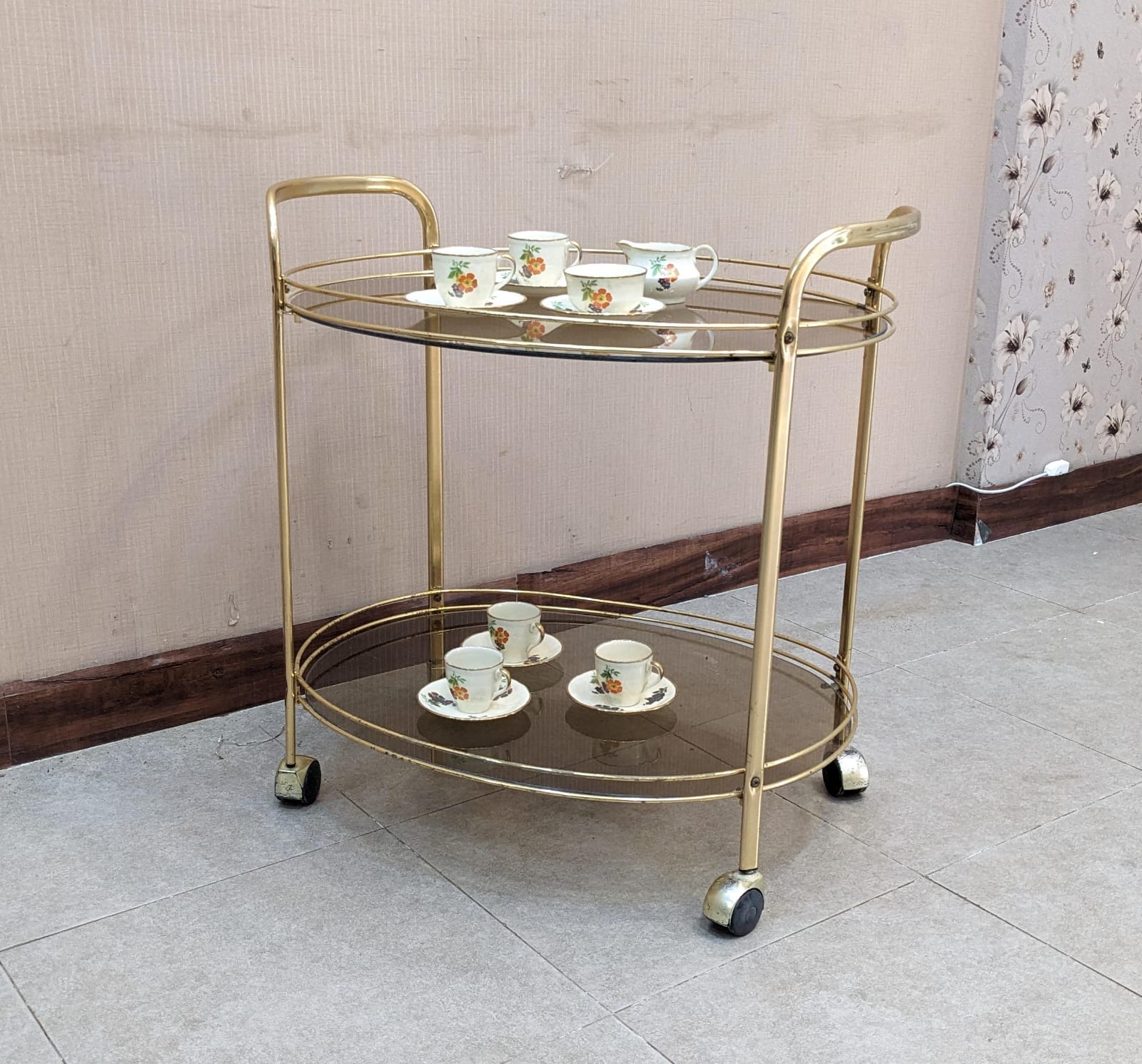 2 Tier Tea Trolley