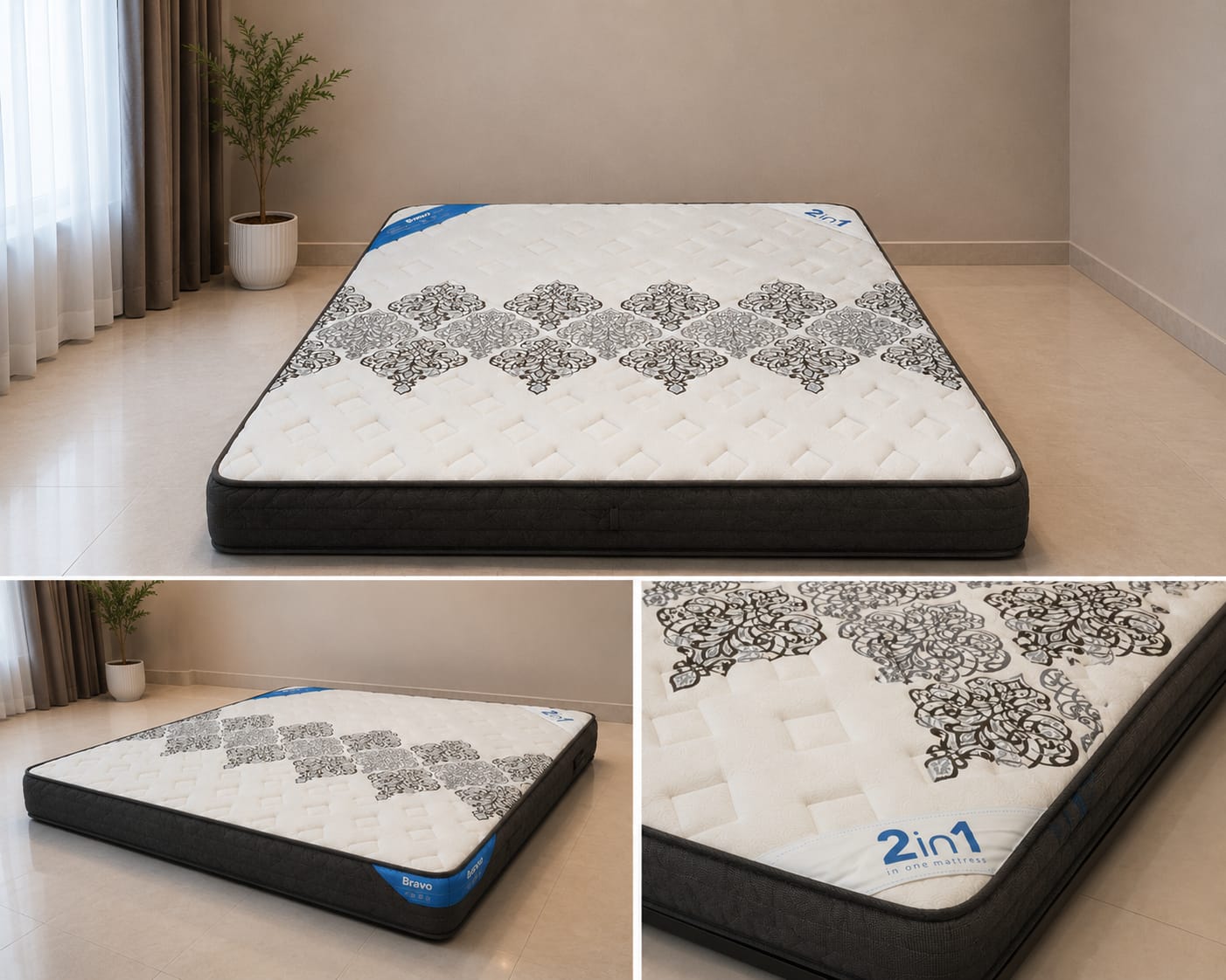 Queen Size Master Celeste Bravo Executive 2 in 1 Mattress