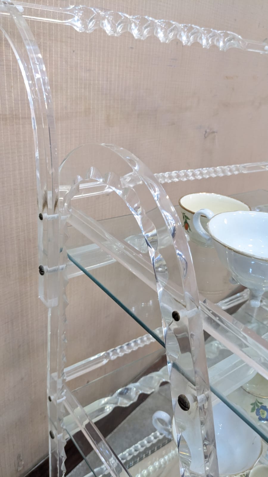 Acrylic Tea Trolley