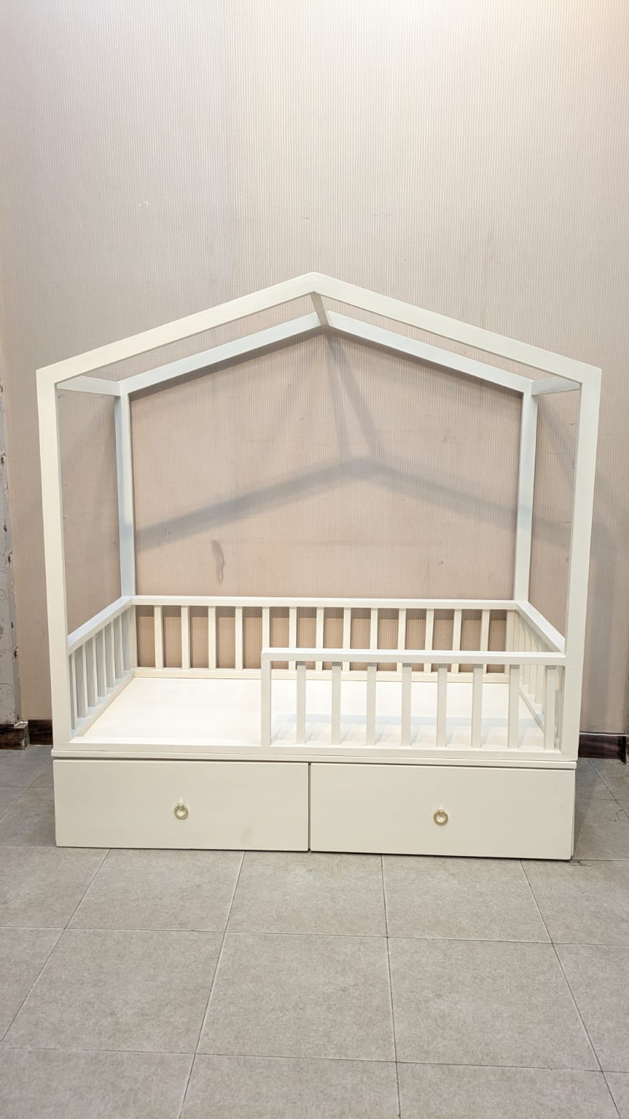 Kids House Style Bed With Mattress