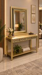 Console With Wall Mounted Mirror Home Centre Dubai