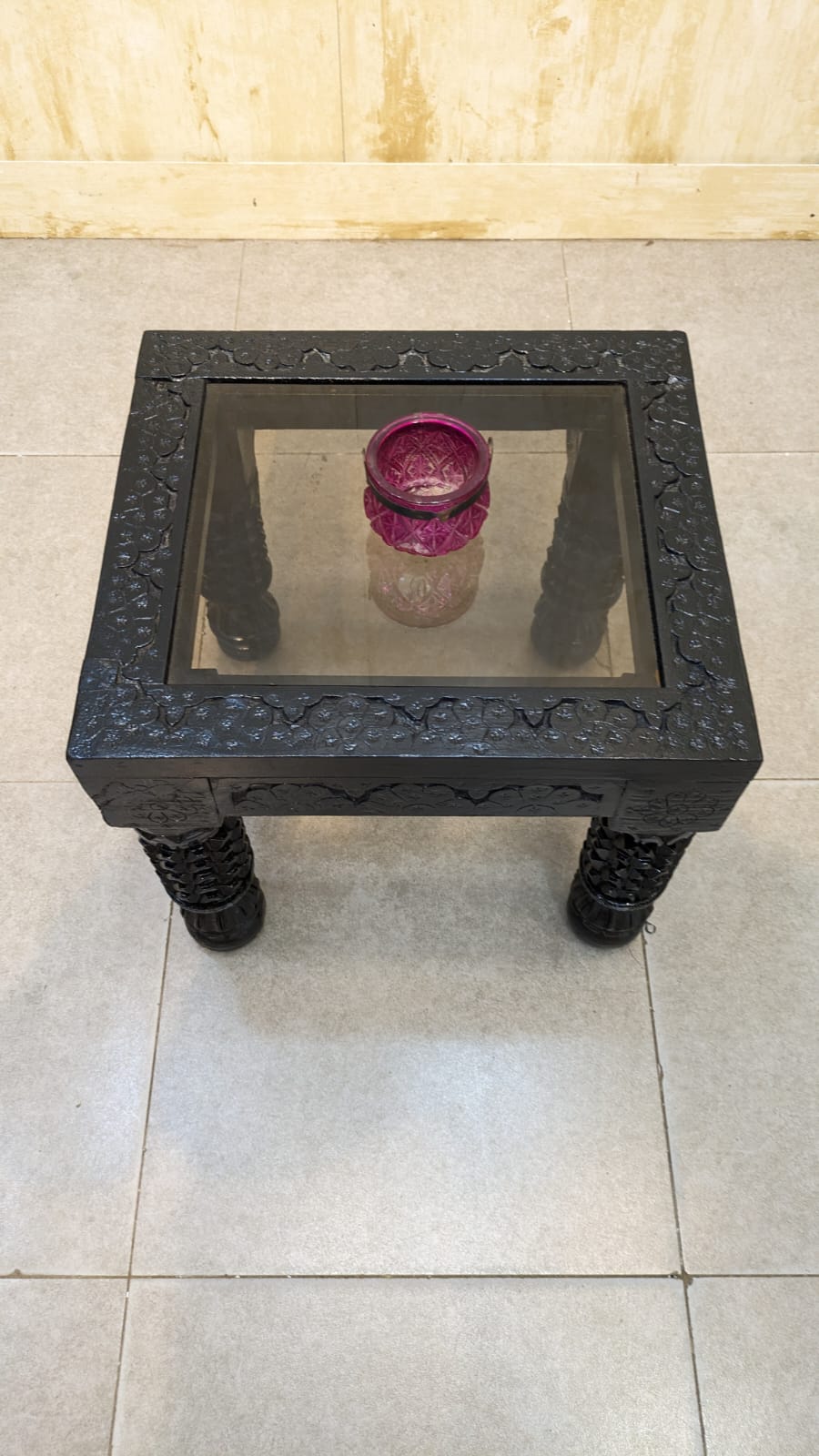 Solid Sheesham Wood Center and Side Tables Set