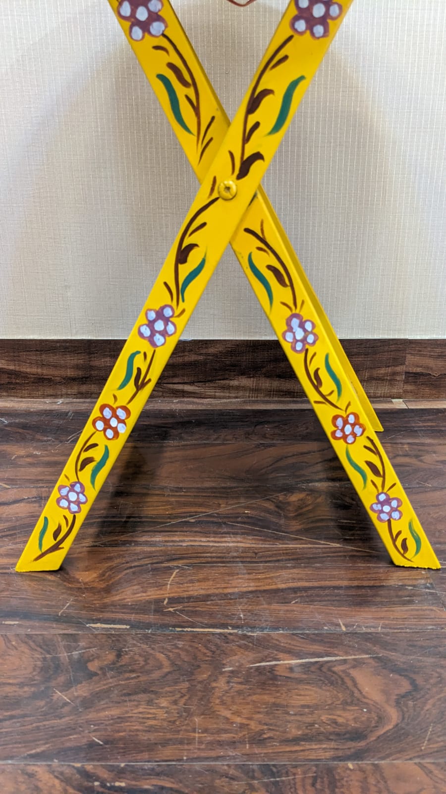Hand Painted Foldable Corner Table