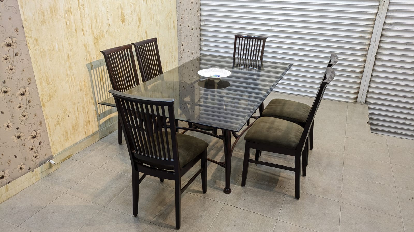 Imported Solid Beech Wood 6 Seater Dining Set