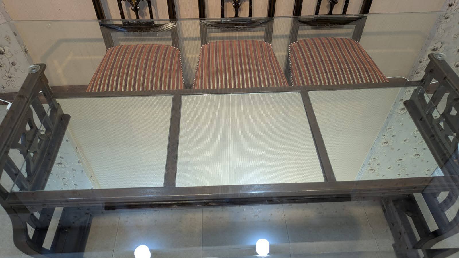 Solid Sheesham Wood 8 Seater Dining Table