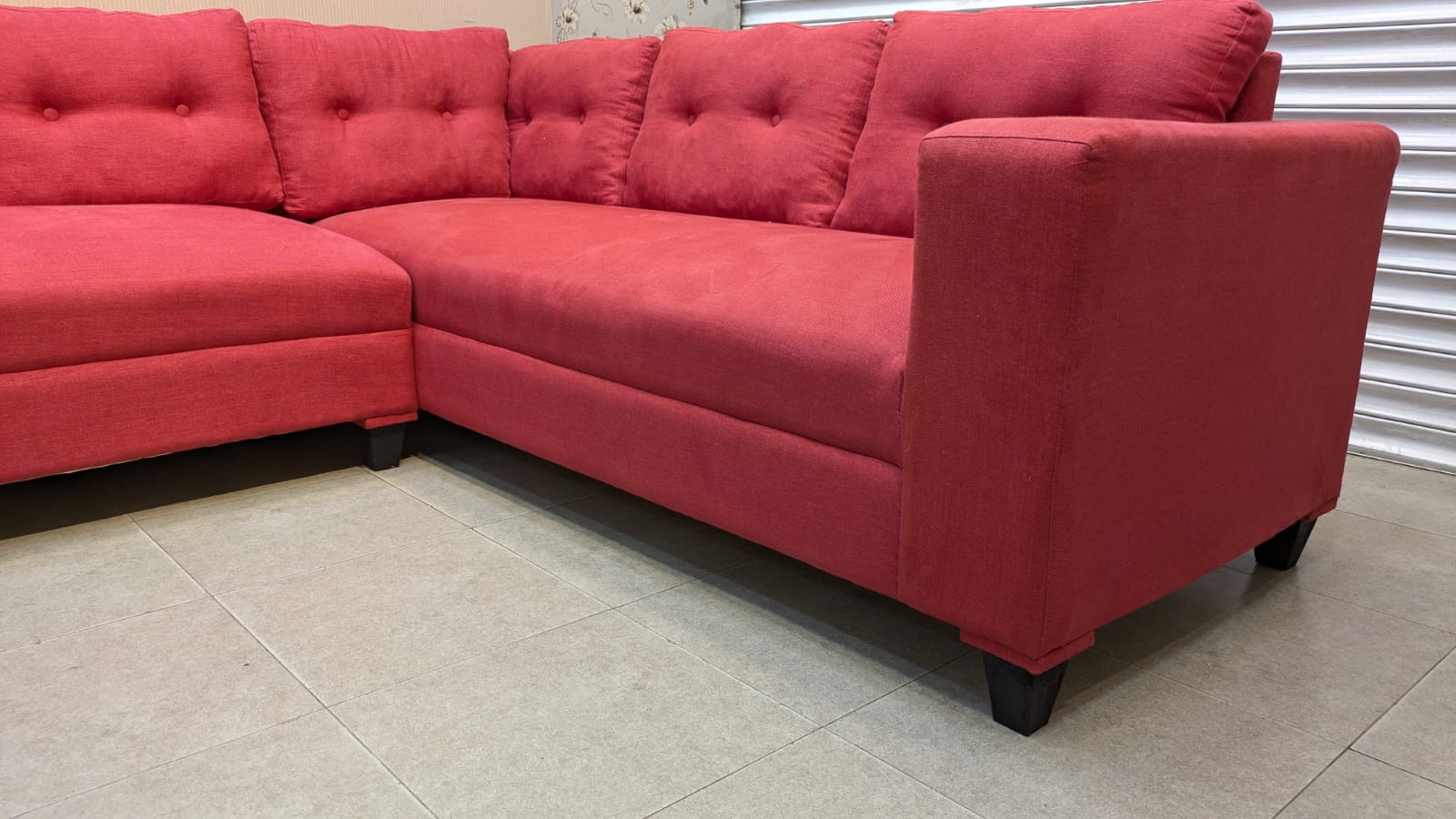 Modern Design 6 Seater L Shape Sofa Set