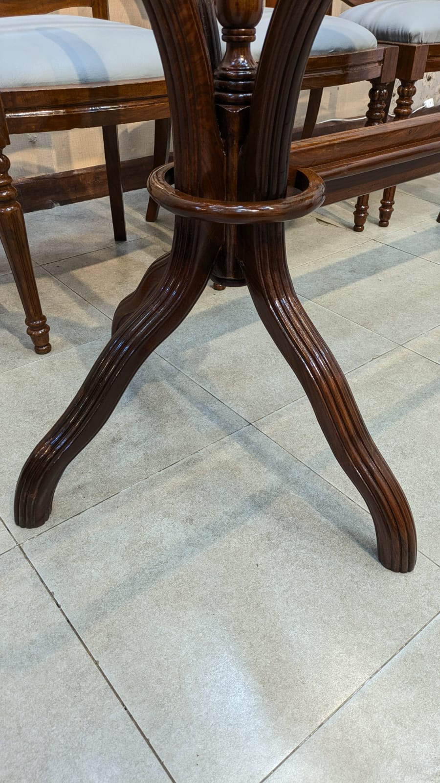 Solid Sheesham Wood 8 Seater Dining Table