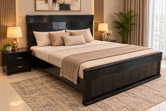 King Size Bed With 2 Side Tables