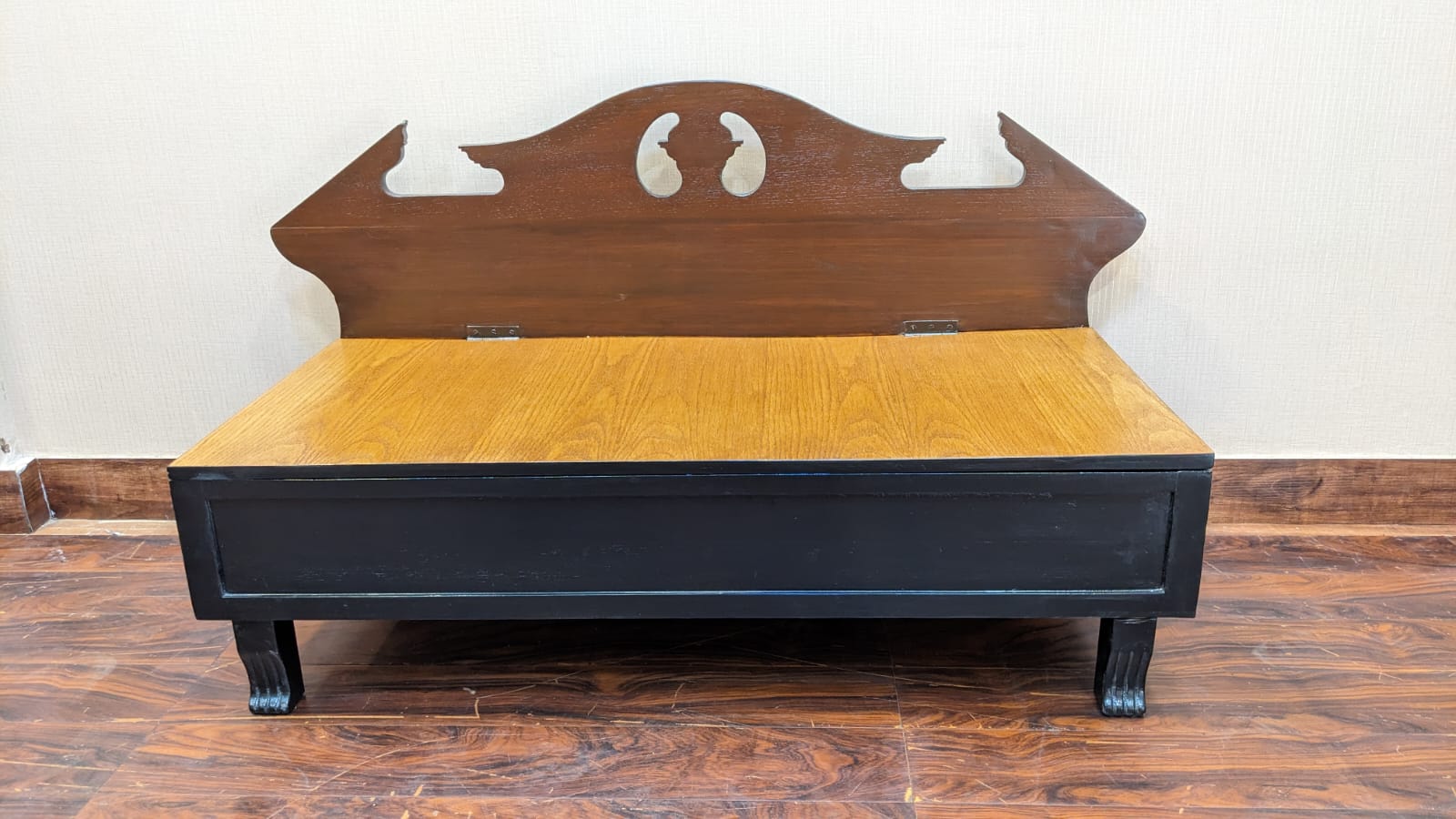 Sheesham Wood 2 Seater Storage Seattee