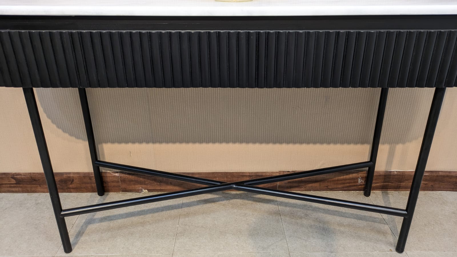 Celeste Home Fashion Astra Console with Marble Top