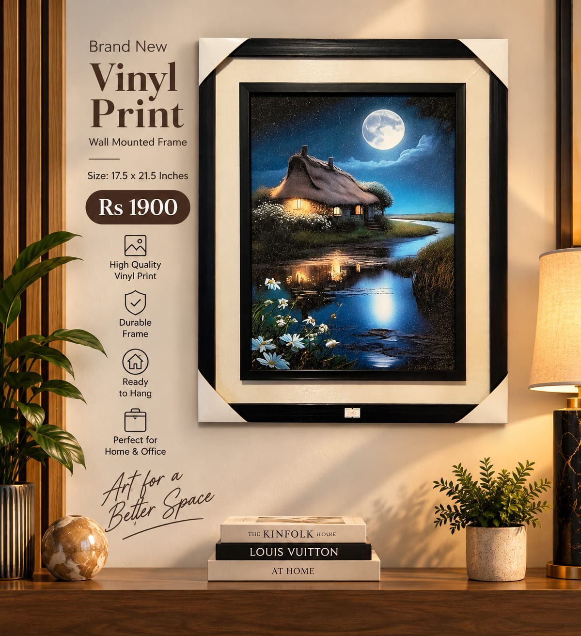 Wall Mounted Vinyl Frame