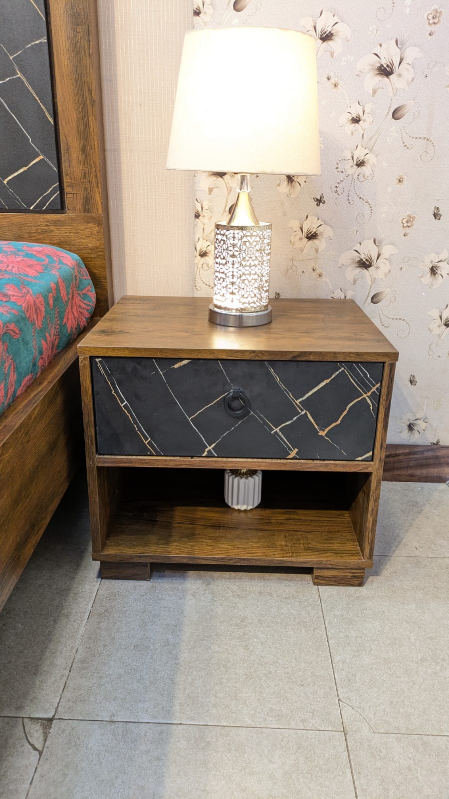 Brand New King Size Bed With 2 Side Tables