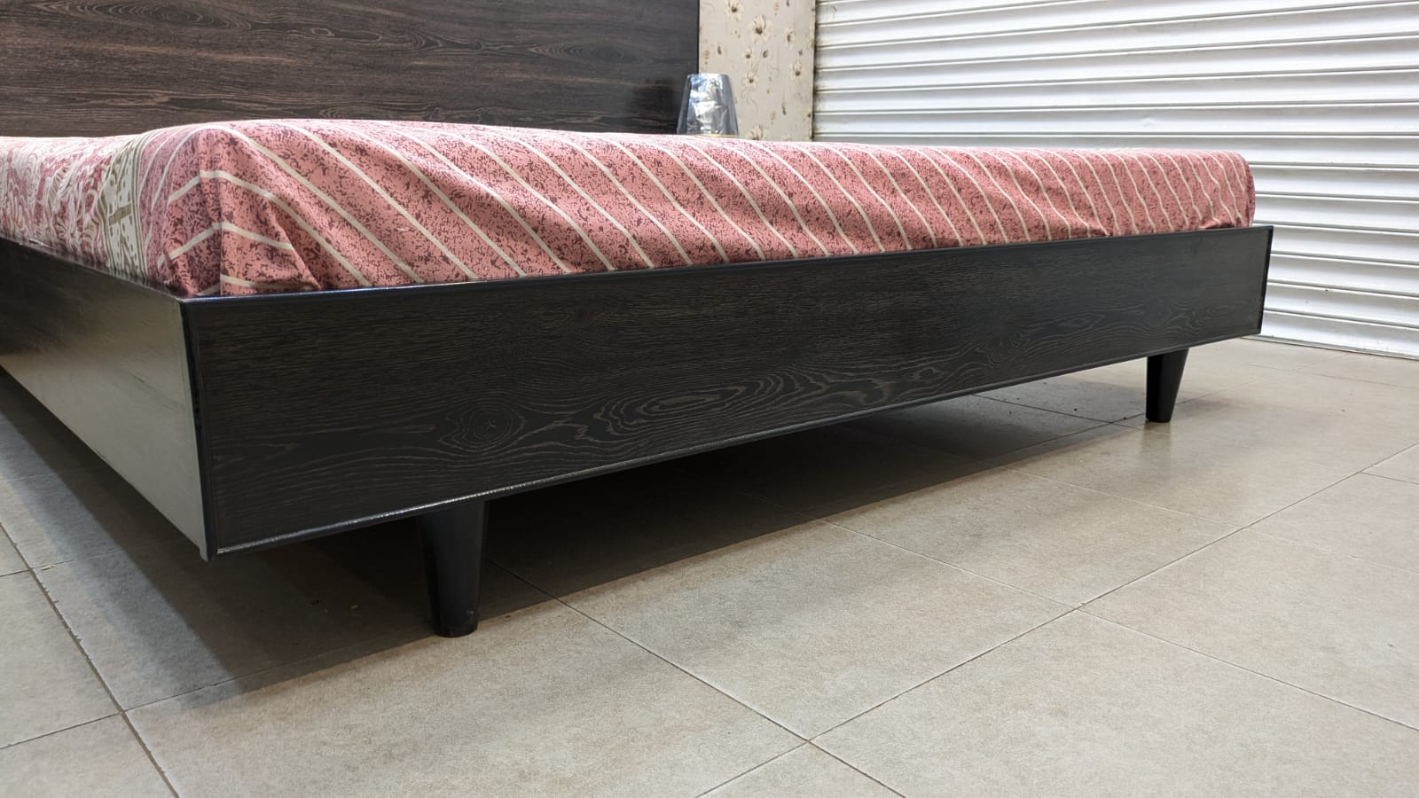 Habitt king Size Bed With Attached Side Table