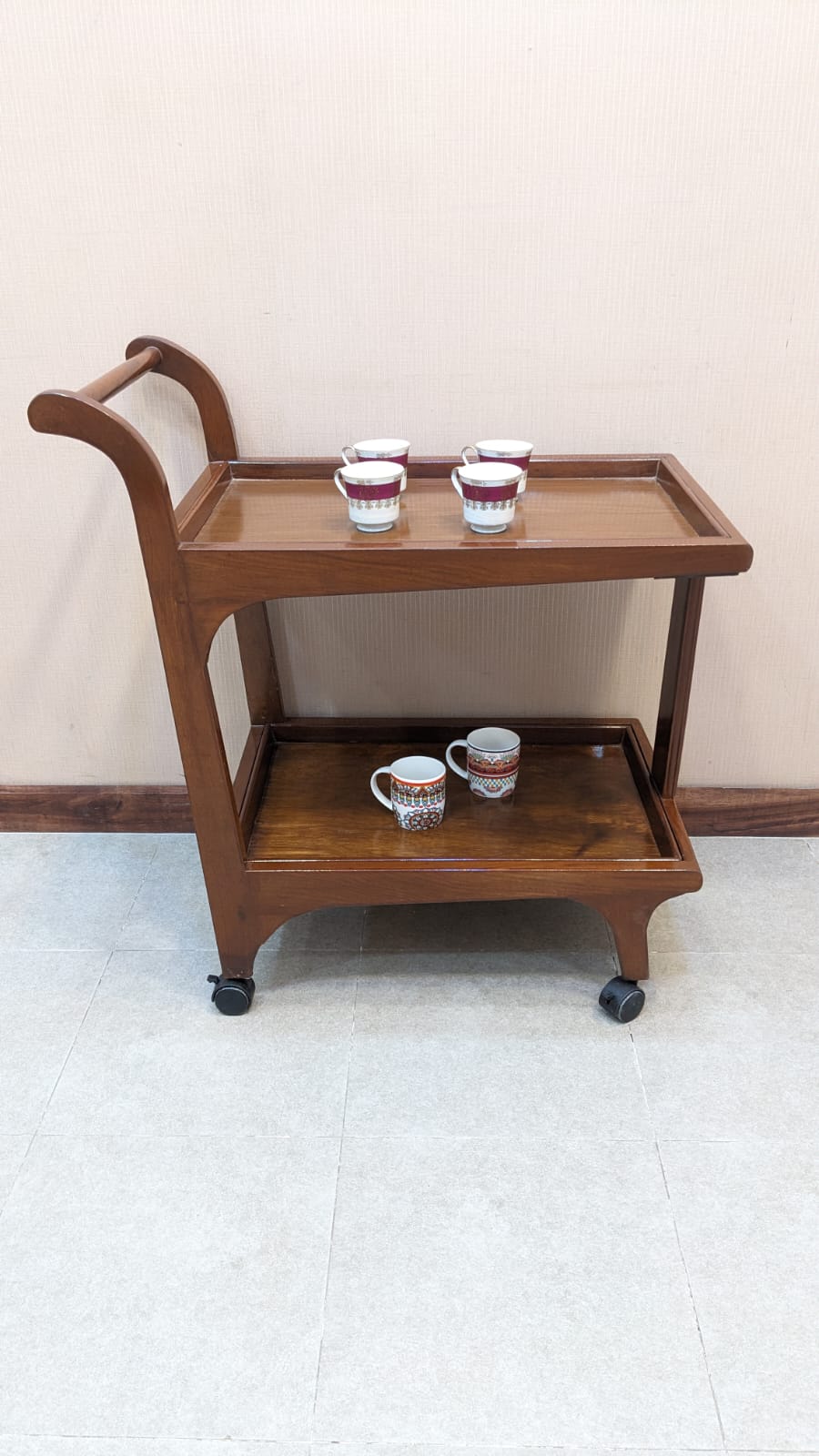 Sheesham Wood Tea Trolley