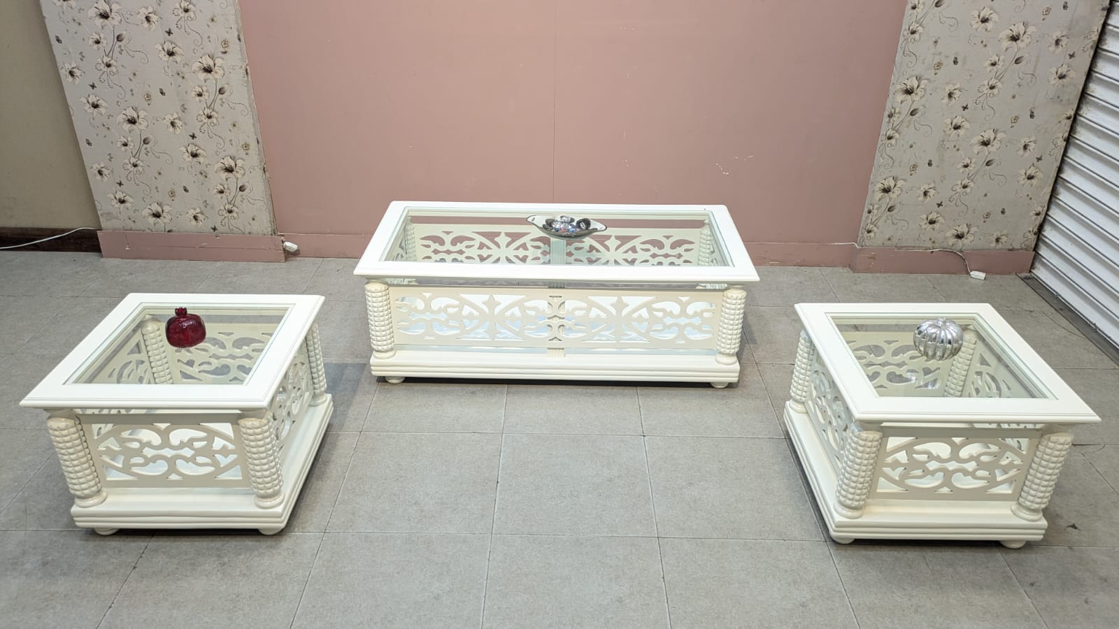 Center Table Side Table Set