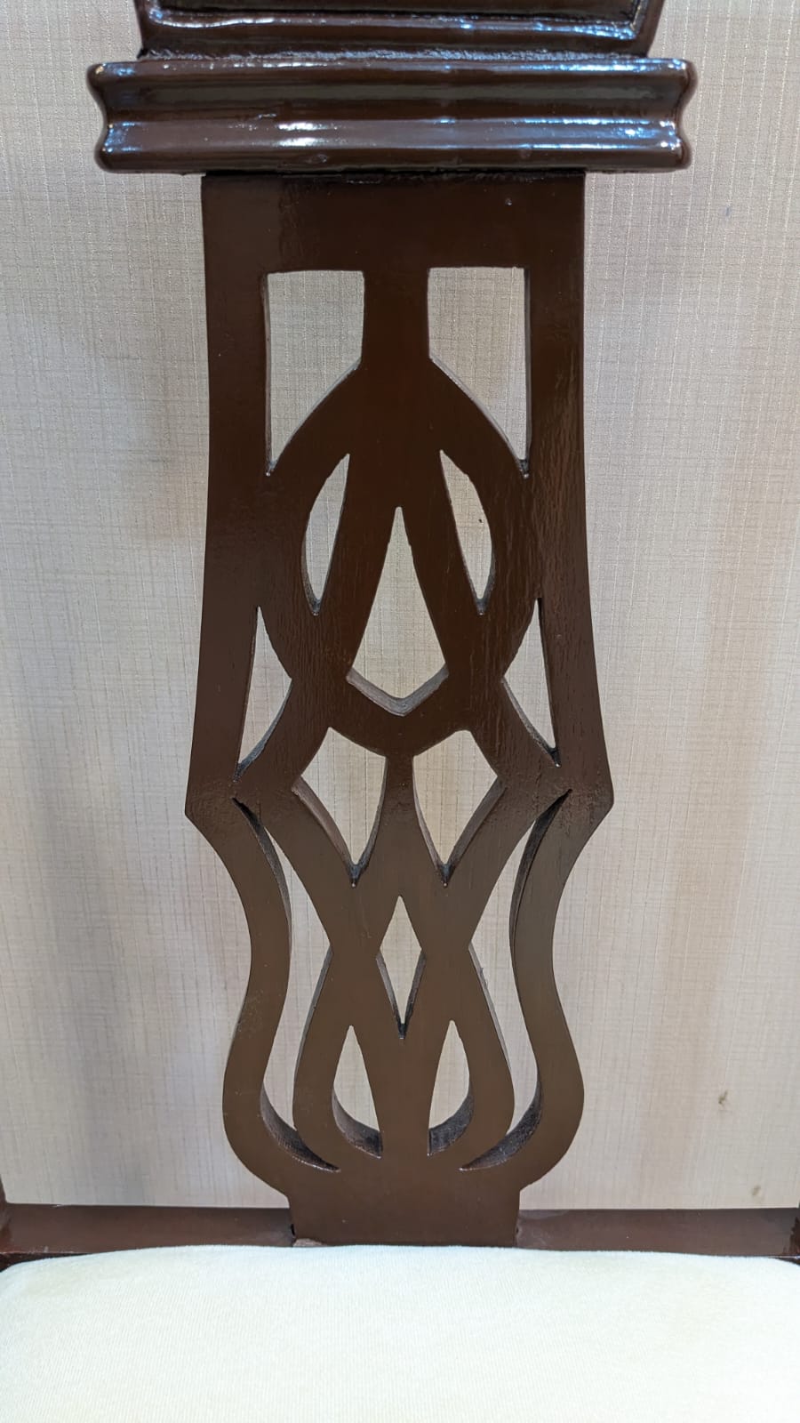 Solid Sheesham Wood 6 Seater Dining Table