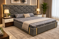 Modern King Size Bed Set