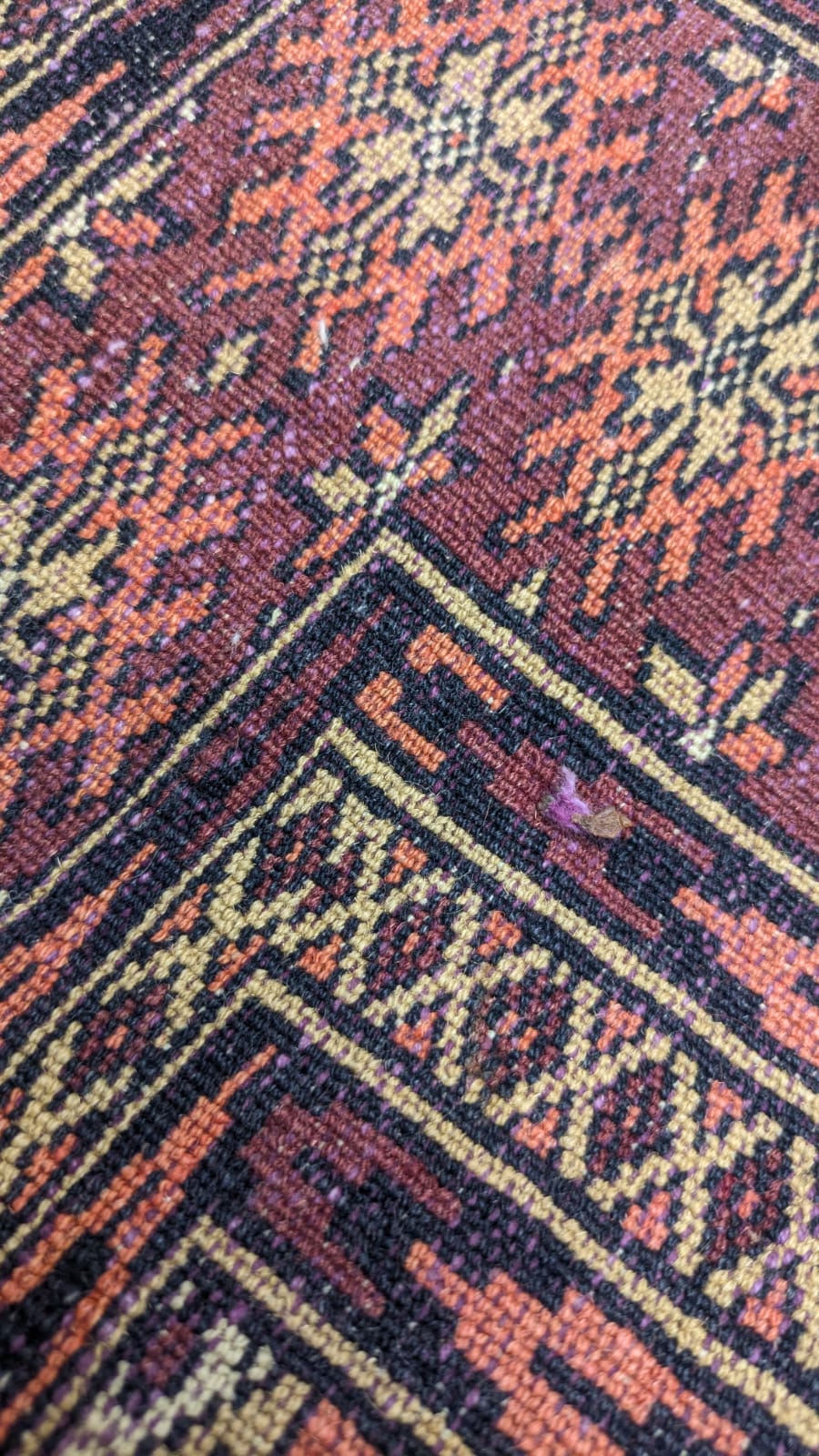 Vintage PAK Jaldar Hand Knotted Carpet