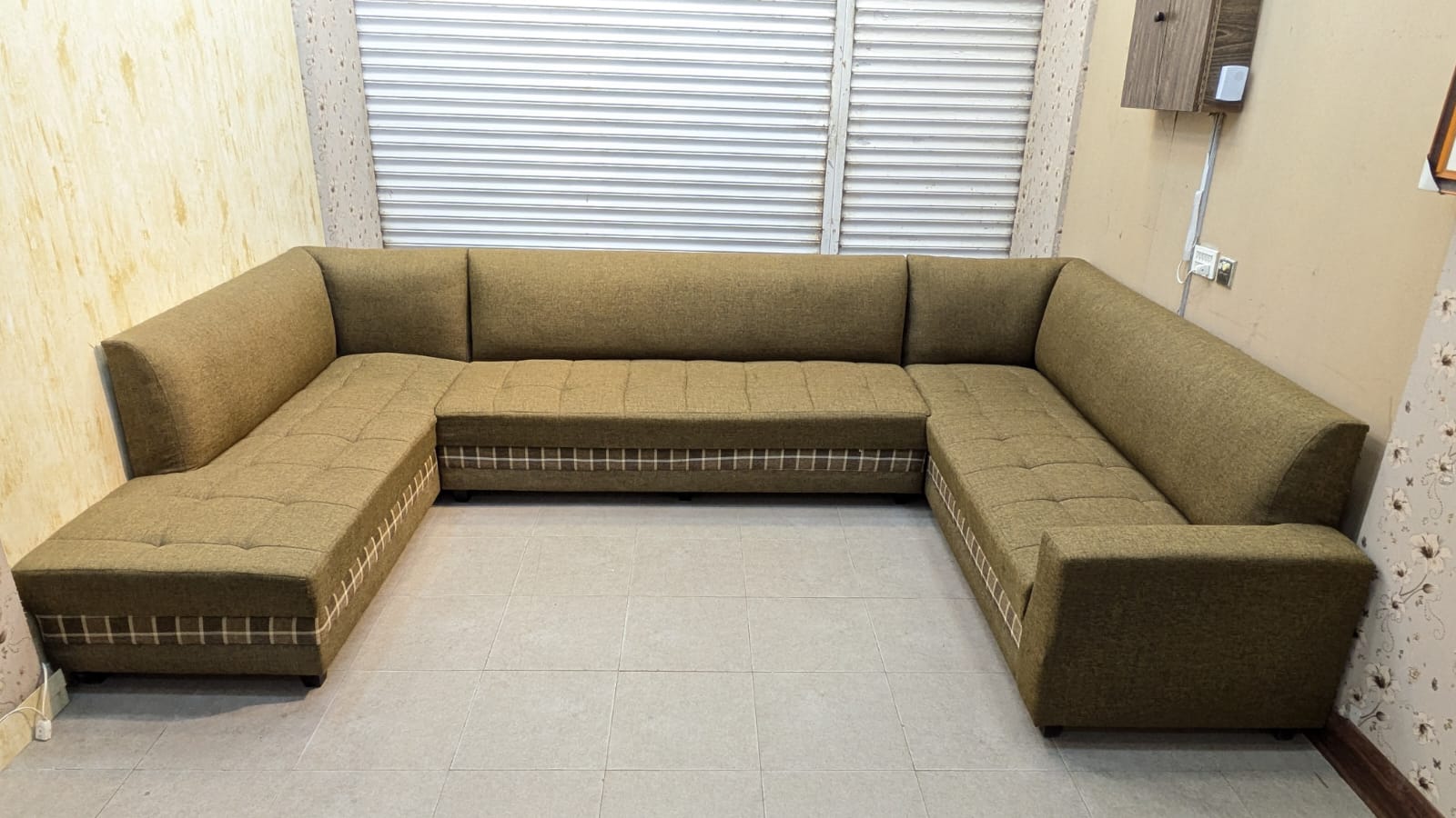 9 Seater U Shape Sofa Set