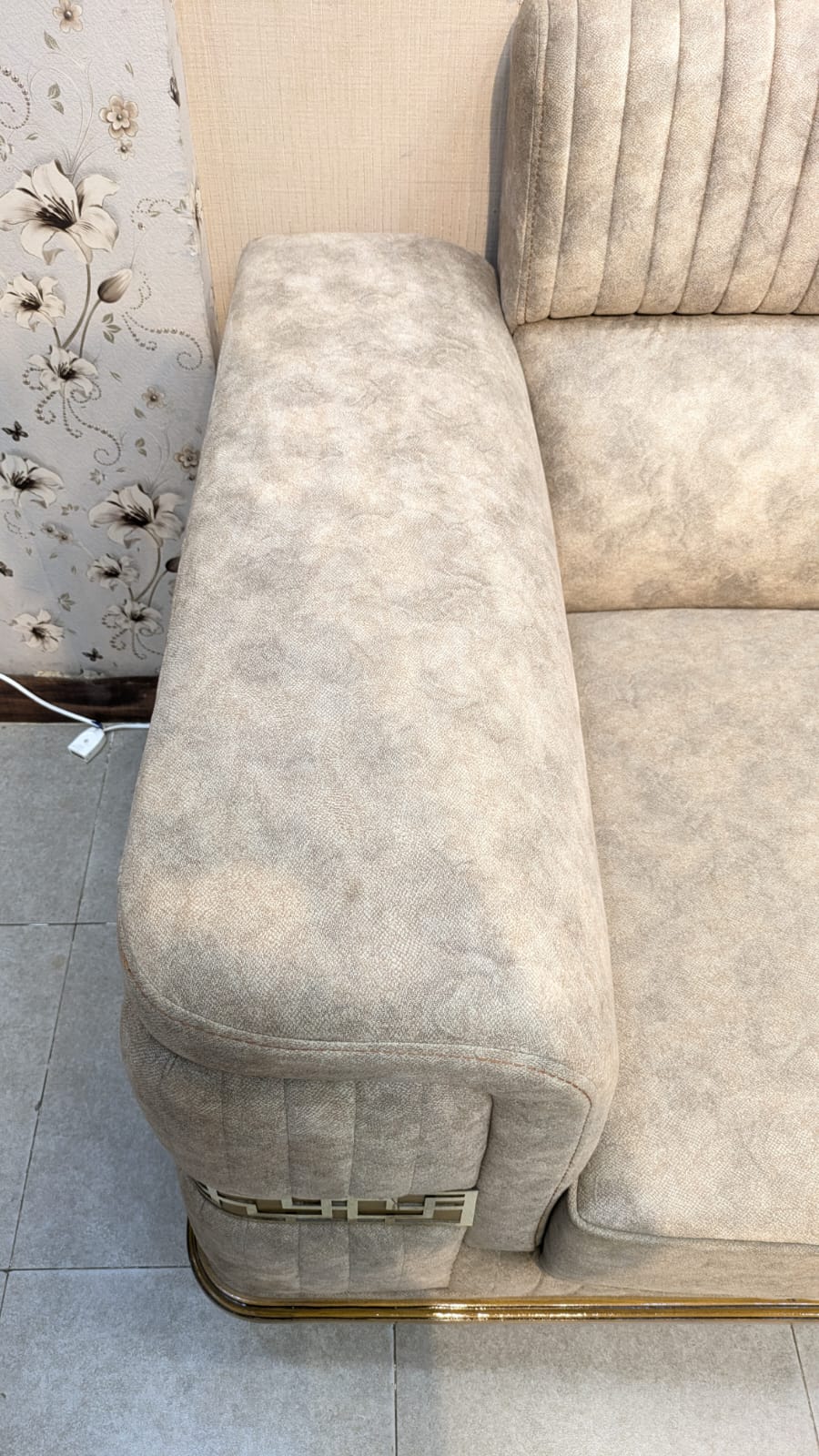 Turkish Design 5 Seater Sofa Set with Center and Side Tables Set