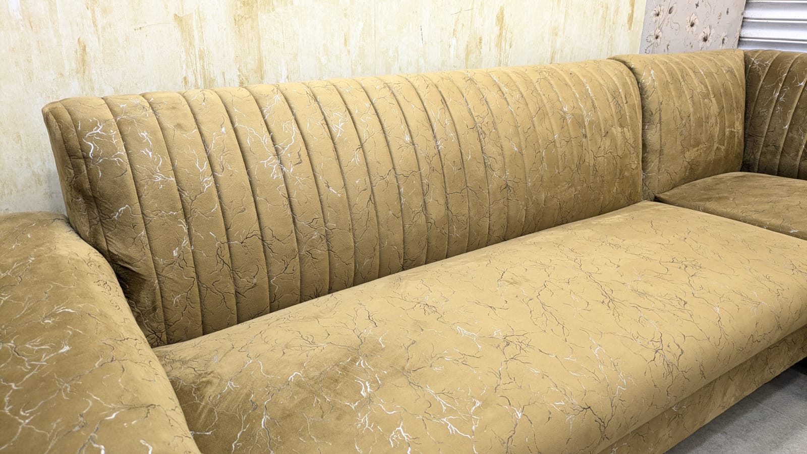6 Seater L Shape Sofa Set