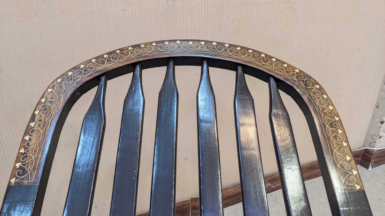 Solid Sheesham Wood Rocking Chair