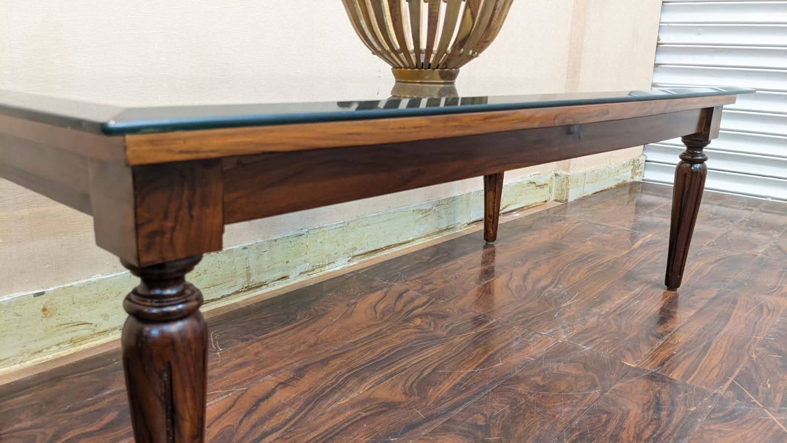 Solid Sheesham Wood Center and Side Tables