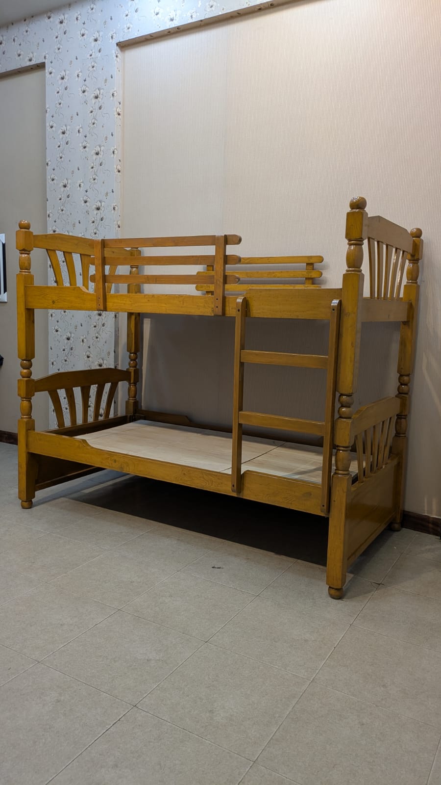 Solid Diyar Wood Bunk Bed