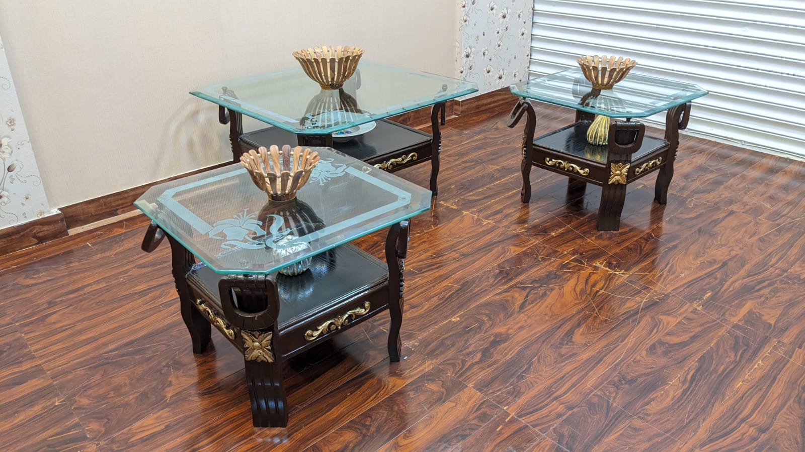 Center Table and Side Tables Set