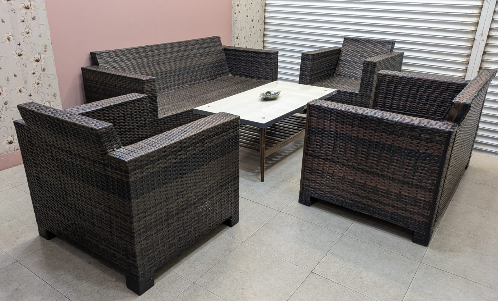 Brand New 7 Seater Outdoor Rattan Sofa Set