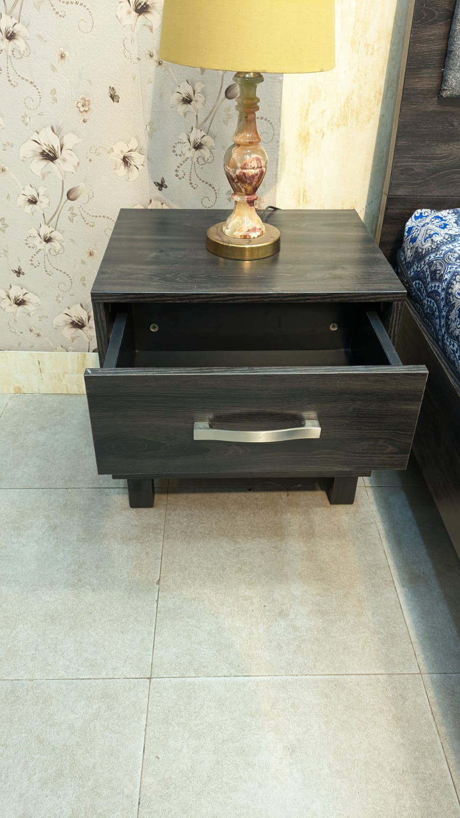Habitt Carter King Size Bed With 2 Side Tables and Dressing Table